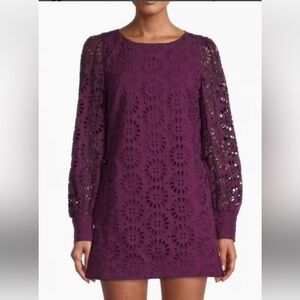 Lilly Pulitzer Deep Purple Lace Dress